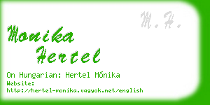 monika hertel business card